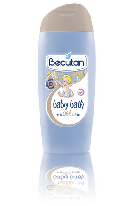 Becutan bubble bath for children with oat extract and D-panthenol