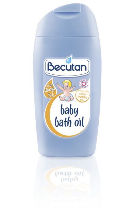 Becutan baby bath oil