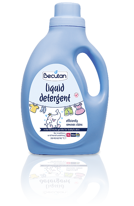 Becutan liquid detergent